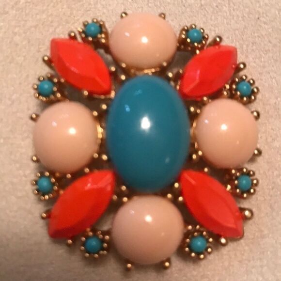 Set of Orange and Blue Summer Brooches!! - Picture 5 of 6